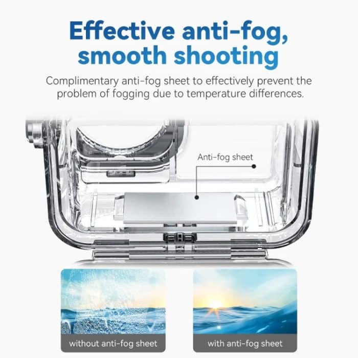 Für DJI Osmo Action 3/4 TELESIN OA-WTP-003 45 m wasserdichtes Gehäuse, versiegeltes Tauchgehäuse – Bild 3