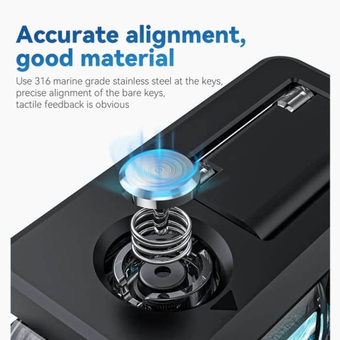 Für DJI Osmo Action 3/4 TELESIN OA-WTP-003 45 m wasserdichtes Gehäuse, versiegeltes Tauchgehäuse – Bild 4