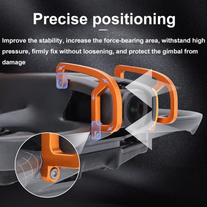 Für DJI Avata 2 CQT Aluminium Legierung Drone Gimbal Objektiv Anti-kollision Stoßstange – Bild 9