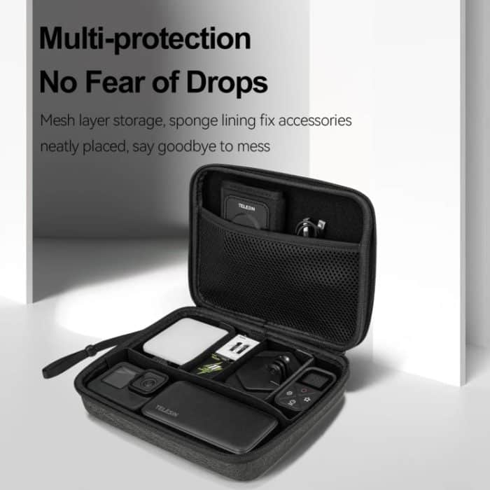 TELESIN GP-PRC-213 Universal-Tragetasche für Sportkameras, mittlere Größe – Bild 6