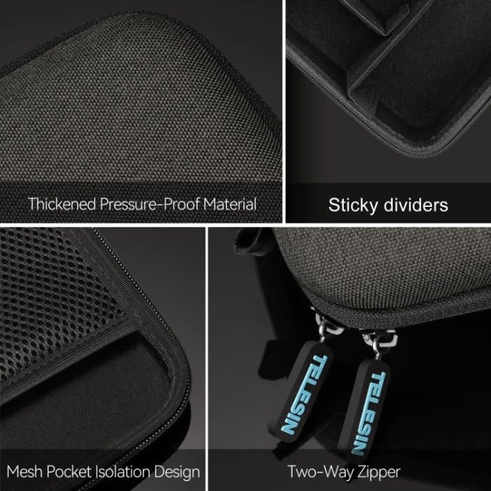 TELESIN GP-PRC-213 Universal-Tragetasche für Sportkameras, mittlere Größe – Bild 9