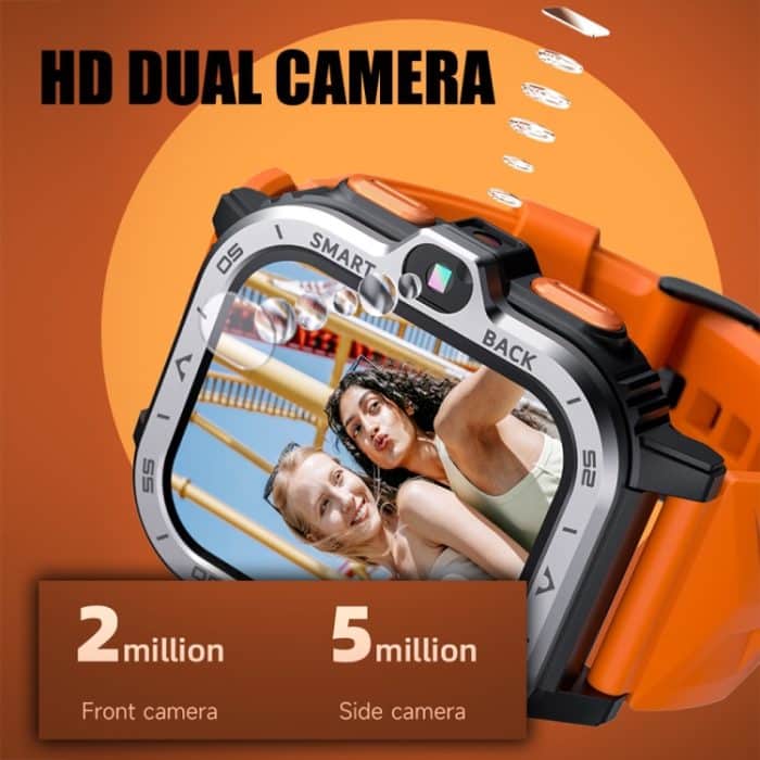 LOKMAT APPLLP 4 MAX 2,02-Zoll-Android 8.1 Vollnetzwerk-WLAN-Karte Bluetooth-Smartwatch, 4G+64G(Silver), 4G+64G(Navy Blue) – Bild 6