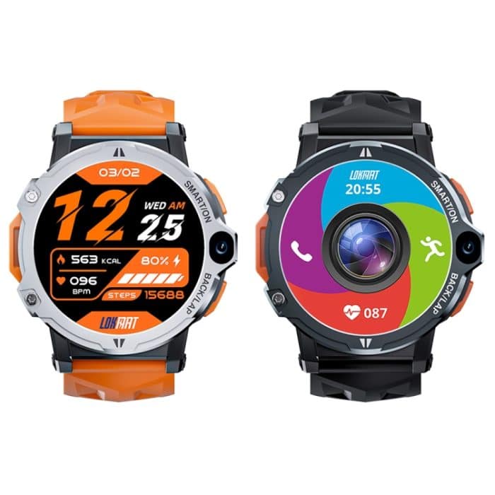 LOKMAT APPLLP6 PRO 1,54-Zoll 4G+64G Android 8.1 Dual-Kamera Unabhängige Karte Smart Watch – Bild 2