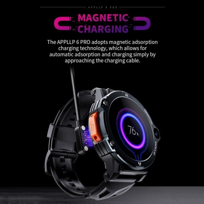 LOKMAT APPLLP6 PRO 1,54-Zoll 4G+64G Android 8.1 Dual-Kamera Unabhängige Karte Smart Watch – Bild 9