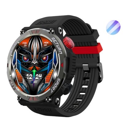 LOKMAT ZEUS 5 PRO 1,46 Zoll 5ATM wasserdichte Taschenlampe Bluetooth Call Smart Watch