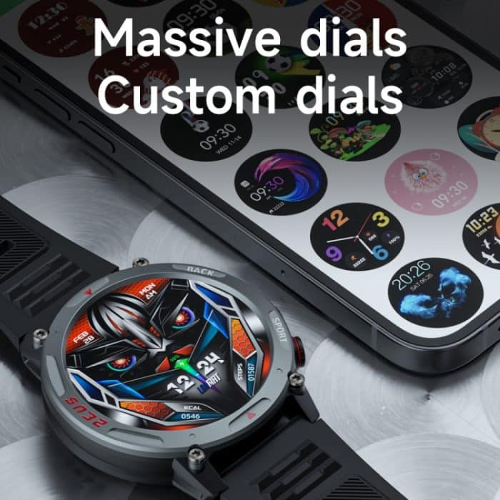 LOKMAT ZEUS4 PRO 1,43-Zoll-IP68-wasserdichte Smart Watch mit Gesundheitsüberwachung und Bluetooth-Anruf – Bild 13