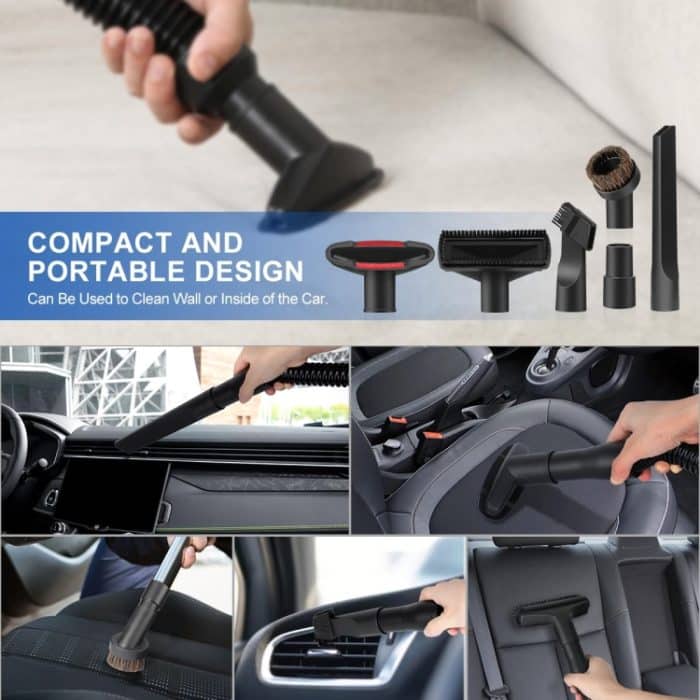 Universal-Staubsaugeraufsätze, 32 mm Düsenadapter, Zubehör, Reinigungsset, 6 In 1, 9 In 1 Set 1, 9 In 1 Set 2, 9 In 1 Set 4, 10 In 1 – Bild 6