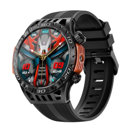 LOKMAT ZEUS6 PRO 1,46-Zoll-IP68 wasserdichte SOS-Taschenlampe Bluetooth Smart Watch