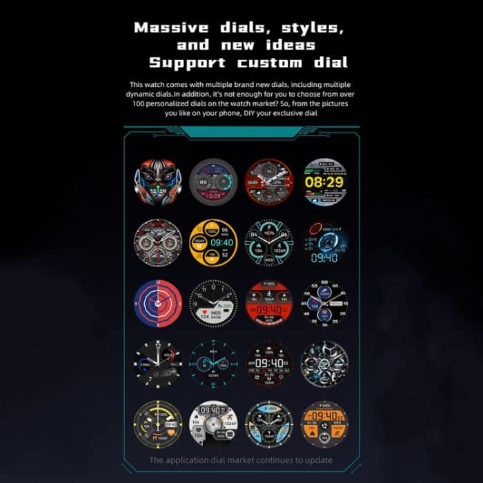 LOKMAT ZEUS6 PRO 1,46-Zoll-IP68 wasserdichte SOS-Taschenlampe Bluetooth Smart Watch – Bild 11