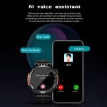 LOKMAT ZEUS6 PRO 1,46-Zoll-IP68 wasserdichte SOS-Taschenlampe Bluetooth Smart Watch – Bild 6