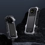 Für Insta360 X4 PGYTECH P-55A-010 Metall-Kaninchenkäfig, ausziehbare Schutzblende aus Aluminium mit Objektivhülle – Bild 2