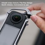Für Insta360 X4 PGYTECH P-55A-010 Metall-Kaninchenkäfig, ausziehbare Schutzblende aus Aluminium mit Objektivhülle – Bild 5
