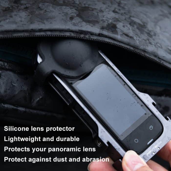 Für Insta360 X4 PGYTECH P-55A-010 Metall-Kaninchenkäfig, ausziehbare Schutzblende aus Aluminium mit Objektivhülle – Bild 6