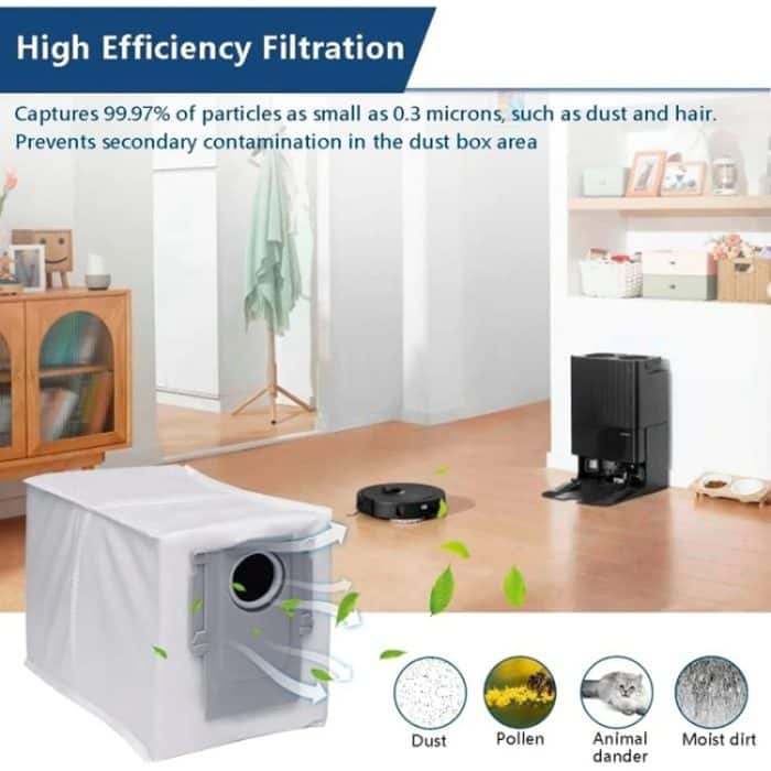 Für Roborock P10 / Q Revo / V20 Staubsauger Vlies Staubbeutel Ersatzteile – Bild 5