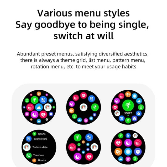 LOKMAT ATTACK 2 PRO 1,39 Zoll 5ATM wasserdichte Bluetooth-Smartwatch mit Gesundheitsüberwachung – Bild 6