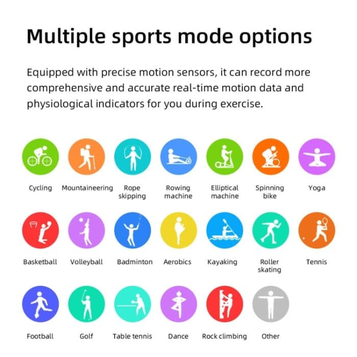 LOKMAT ATTACK 2 PRO 1,39 Zoll 5ATM wasserdichte Bluetooth-Smartwatch mit Gesundheitsüberwachung – Bild 10