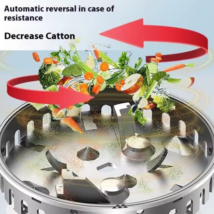 Lebensmittel-Müllentsorger 7 Stufen Mahlen Anschließbar Für Spülmaschine, 375W EU Plug, 375W US Plug, 550W EU Plug, 550W US Plug – Bild 3