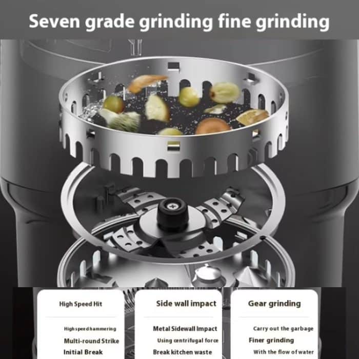 Lebensmittel-Müllentsorger 7 Stufen Mahlen Anschließbar Für Spülmaschine, 375W EU Plug, 375W US Plug, 550W EU Plug, 550W US Plug – Bild 6