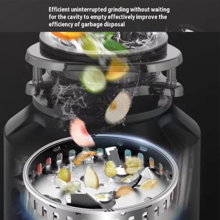 Lebensmittel-Müllentsorger 7 Stufen Mahlen Anschließbar Für Spülmaschine, 375W EU Plug, 375W US Plug, 550W EU Plug, 550W US Plug – Bild 9