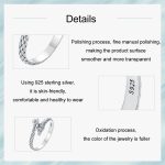 S925 Sterling Silber Drache Vintage Winding Offener verstellbarer Ring – Bild 4