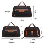 Große Kapazität Reisetasche Männer Kurze Reise Handheld Canvas Gepäcktasche, Small, Medium, Large – Bild 3