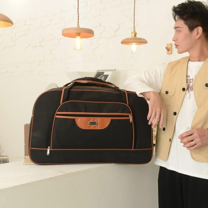 Große Kapazität Reisetasche Männer Kurze Reise Handheld Canvas Gepäcktasche, Small, Medium, Large – Bild 7