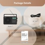 Retekess TR638 LCD-Digitalanzeige Vollband-Bluetooth-FM-Radio unterstützt externe Antenne, TR638 (US Plug), TR638 (EU Plug) – Bild 15