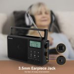 Retekess TR638 LCD-Digitalanzeige Vollband-Bluetooth-FM-Radio unterstützt externe Antenne, TR638 (US Plug), TR638 (EU Plug) – Bild 8