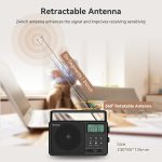 Retekess TR638 LCD-Digitalanzeige Vollband-Bluetooth-FM-Radio unterstützt externe Antenne, TR638 (US Plug), TR638 (EU Plug) – Bild 9