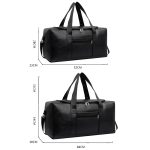 Große Business-Handtasche für Herren, für kurze Reisen, wasserdichte Ledergepäcktasche, Small Black, Small Brown, Large Black, Large Brown – Bild 6
