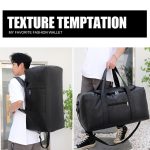 Große Business-Handtasche für Herren, für kurze Reisen, wasserdichte Ledergepäcktasche, Small Black, Small Brown, Large Black, Large Brown – Bild 9