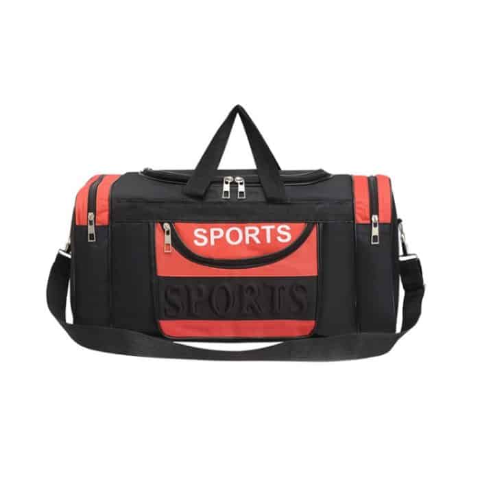 TBD0604969301.jpg Einfache tragbare Schulter Reisetasche mit großem Fassungsvermögen Handgepäcktasche, Small Red, Small Blue, Small Black, Medium Red, Medium Blue, Medium Black, Large Red, Large Blue, Large Black – Bild 1