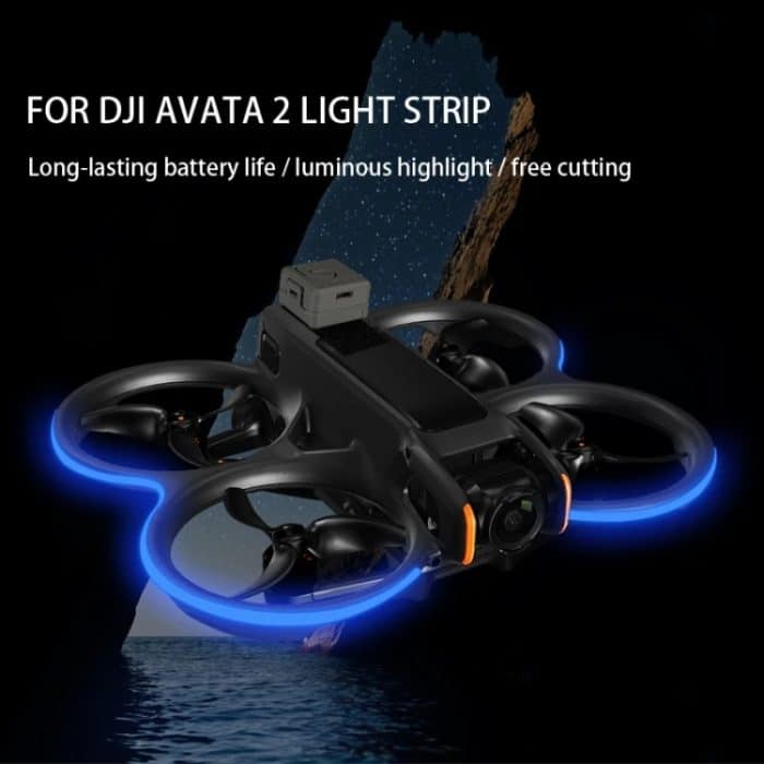 Für DJI Avata 2 RCSTQ Bunter leuchtender Lichtgürtel Hochheller Nachtflug-Warnlichtstreifen, For DJI Avata 2 – Bild 2