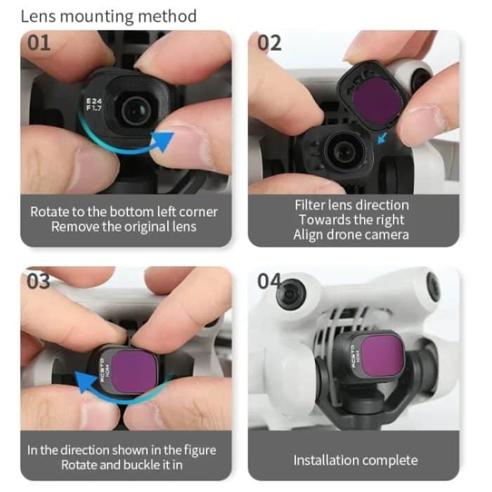 Für DJI Mini 4 Pro RCSTQ Filter HD Schutzspiegel Drone Zubehör, ND8+ND16+ND32+ND64, ND8+ND16+ND32+ND64+UV+CPL, ND8, ND16, ND32, ND64, CPL, UV, ND-PL8+ND-PL16+ND-PL32+ND-PL64, ND-PL8+ND-PL16+ND-PL32+ND-PL64+UV+CPL, ND-PL8, ND-PL16, ND-PL32, ND-PL64 – Bild 8