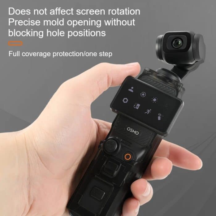 Für DJI OSMO Pocket 3 RCSTQ Transparente Schutzhülle Globale Anti-Dislodgement Strap Aufbewahrungsschale – Bild 6