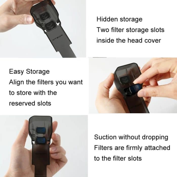 Für DJI OSMO Pocket 3 RCSTQ Transparente Schutzhülle Globale Anti-Dislodgement Strap Aufbewahrungsschale – Bild 9