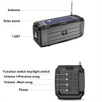 BDL-187 LED-Licht Solar Wireless Bluetooth Lautsprecher Tragbares Outdoor Camping FM Radio – Bild 5