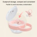 Baby Cartoon Panda Schnuller Aufbewahrungskoffer Tragbarer Schnuller Transparente Staubbox – Bild 5