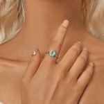 S925 Sterling Silber Platinierter klarer verträumter Eiszirkonring – Bild 5