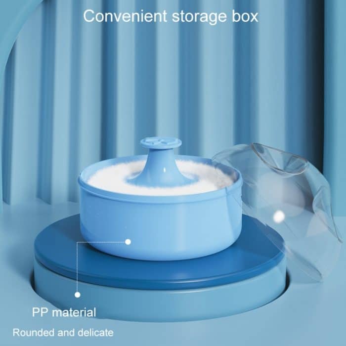 Haar Salon Cleanup Trockenpulver wischen Baby Talkum Puderquaste Box – Bild 4