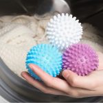 2 stücke Anti-fouling Anti-tangle Haar-absorbieren Kleidung Reinigung Bälle Anti-statische Verknoten Igel Waschen Bälle – Bild 9