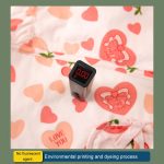 Kinder Sommer Ärmellose Lätzchen Blumen Essen Reversible Kleidung, Love, Peach, Yellow Sunflower, Pink Sunflower, Cherry, Green Flower – Bild 7