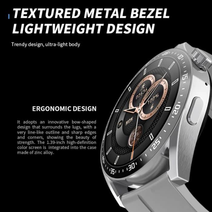 HW28 1,39-Zoll-IP67 wasserdichte Smart Watch mit Gesundheitsüberwachung und Bluetooth-Anruf mit NFC-Zahlung – Bild 3