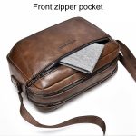 WEIXIER D523 Herren Umhängetasche mit großem Fassungsvermögen, einzelne Schultertasche, lässige Messenger-Handtasche aus PU – Bild 5