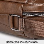 WEIXIER D523 Herren Umhängetasche mit großem Fassungsvermögen, einzelne Schultertasche, lässige Messenger-Handtasche aus PU – Bild 9