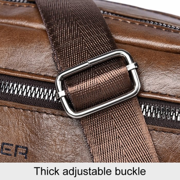 WEIXIER D523 Herren Umhängetasche mit großem Fassungsvermögen, einzelne Schultertasche, lässige Messenger-Handtasche aus PU – Bild 10