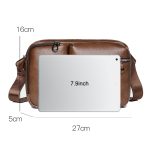 WEIXIER D401 Herren Umhängetasche mit großem Fassungsvermögen, einzelne Schultertasche, lässige Messenger-Handtasche aus PU – Bild 3