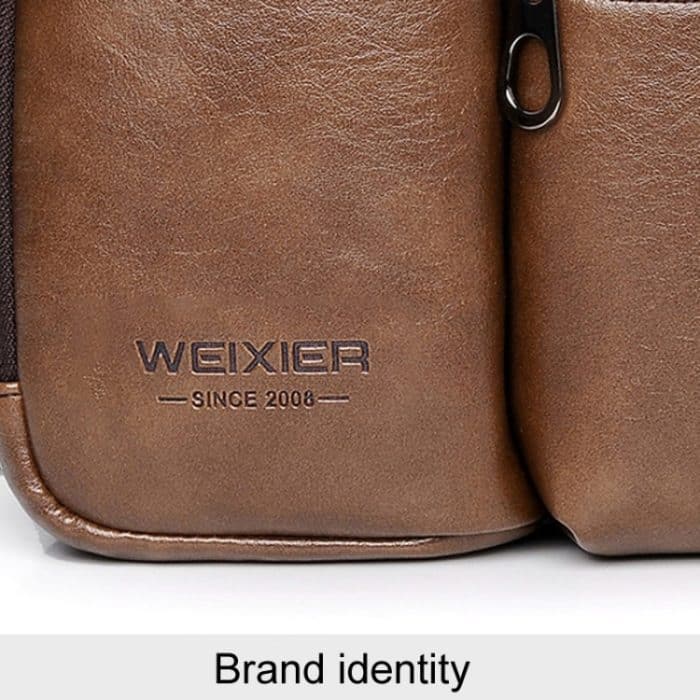 WEIXIER D401 Herren Umhängetasche mit großem Fassungsvermögen, einzelne Schultertasche, lässige Messenger-Handtasche aus PU – Bild 8