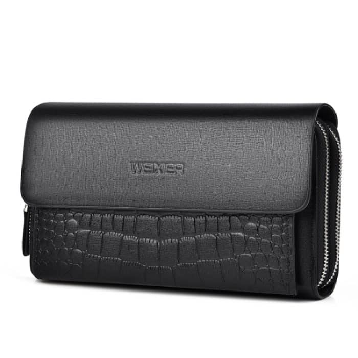 TBD0605032101A.jpg WEIXIER W129 Herren-Clutch mit Magnetschnalle und Diebstahlschutz, große Kapazität, Geldbörse für mehrere Karten – Bild 1