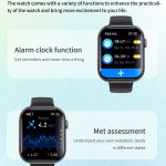 F70 2,1-Zoll-Bildschirm Smart Watch mit Blutzucker-/Blutsauerstoffüberwachung / SOS-Alarm / über 100 Sportmodi, Black Silicone, Black Pink, Black Gray, Black 3-bead Steel, Black Milan, Black Leather, Black Brown Leather, Black Bamboo, Black SIlver 3-bead – Bild 10